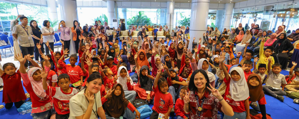POJOK LITERASI BERSAMA KAK RARA, BULAN BAHASA DI PASIR PUTIH PIK2