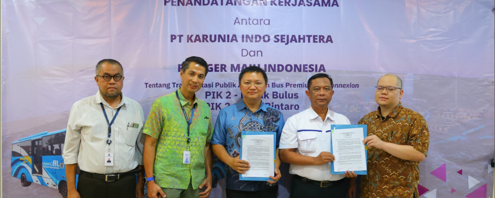 Signing Of Collaboration For Public Transport Services On The PIK2-Lebak Bulus And PIK2-BSD & Bintaro Routes