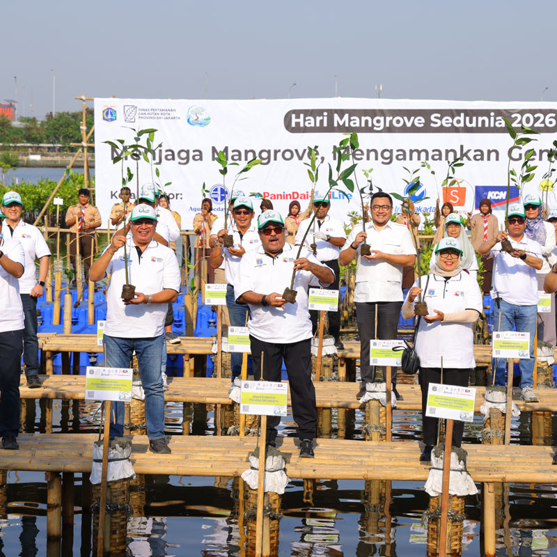 PENANAMAN MANGROVE SERENTAK PERINGATI HARI MANGROVE SEDUNIA 2026, KAWASAN HUTAN MANGROVE PIK JADI SALAH SATU TITIK AKSI NASIONAL