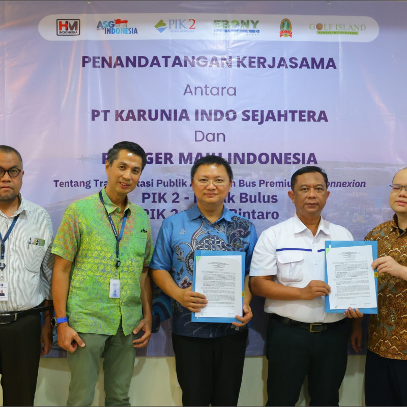 Signing Of Collaboration For Public Transport Services On The PIK2-Lebak Bulus And PIK2-BSD & Bintaro Routes