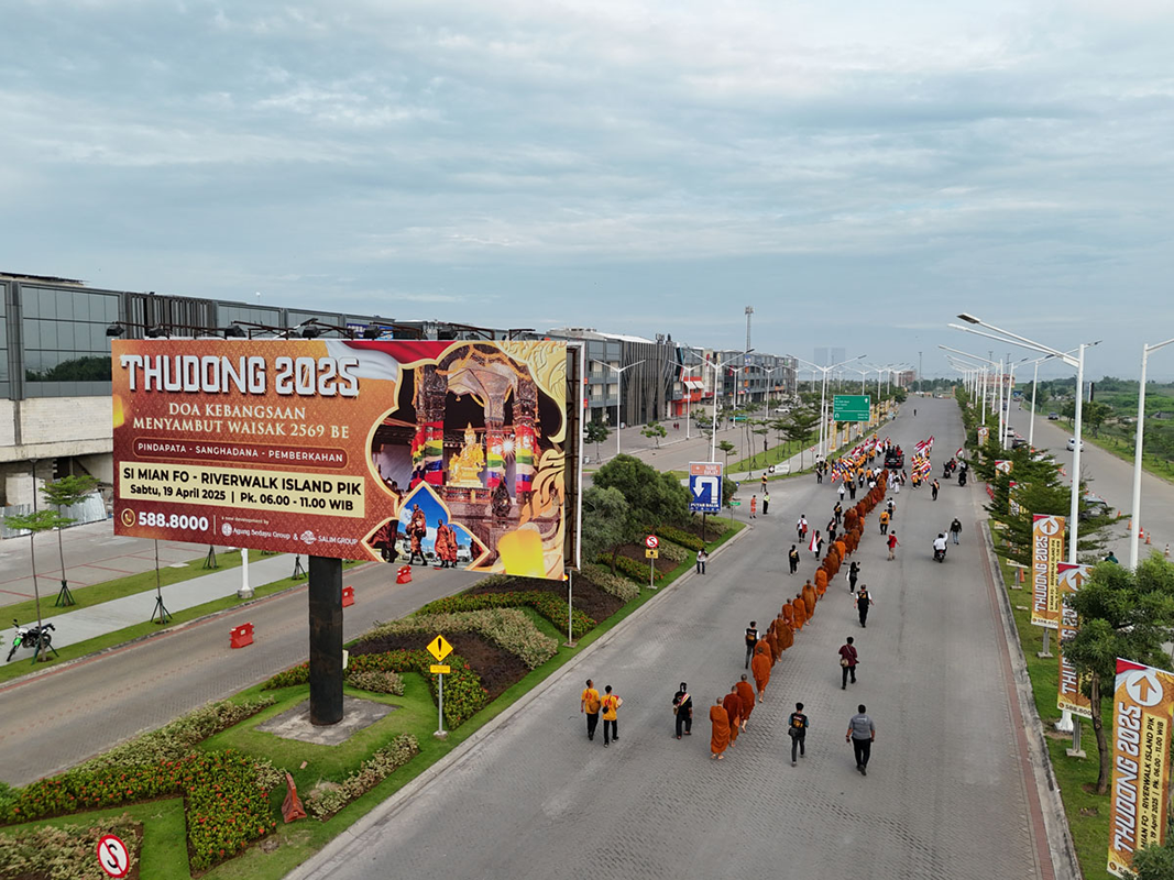 THUDONG WAISAK 2025: WISATA SPIRITUAL BERSAMA 38 BHIKKHU THAILAND SINGGAH DI PIK