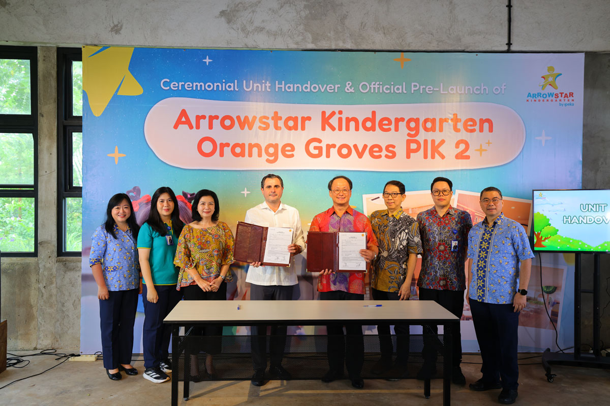 PIK2 TERUS TUMBUH, FASILITAS PENDIDIKAN ANAK ARROWSTAR KINDERGARTEN RESMI HADIR DI ORANGE GROVES