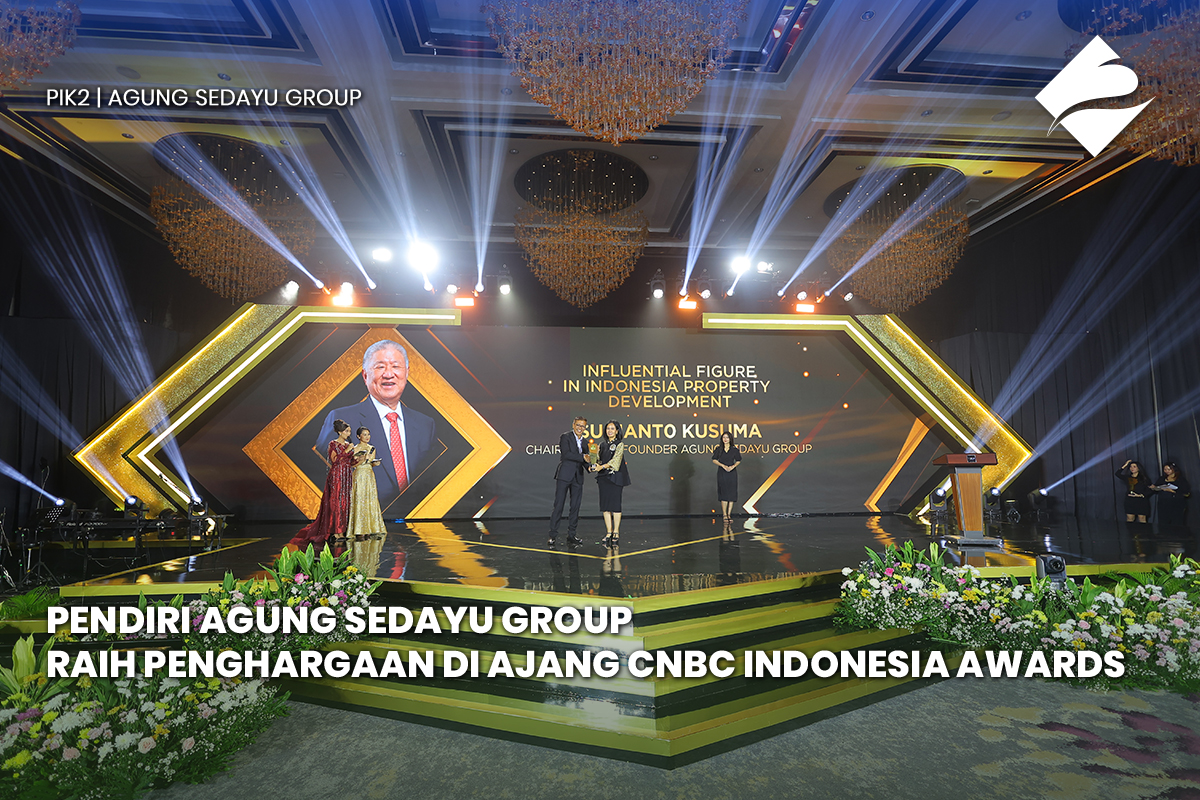 Pendiri Agung Sedayu Group Raih Penghargaan Di Ajang CNBC Indonesia Awards