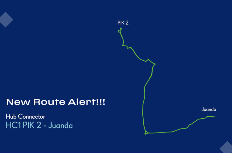 Rute Baru: HC1 PIK2 – Juanda
