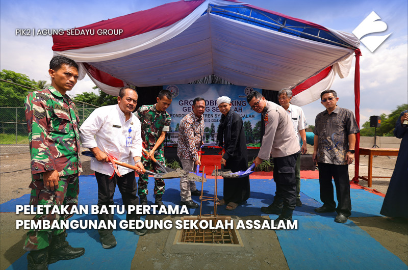 Peletakan Batu Pertama Pembangunan Gedung Sekolah Assalam