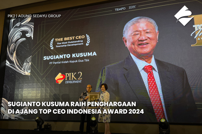 Sugianto Kusuma Raih Penghargaan Di Ajang Top CEO Indonesia Award 2024